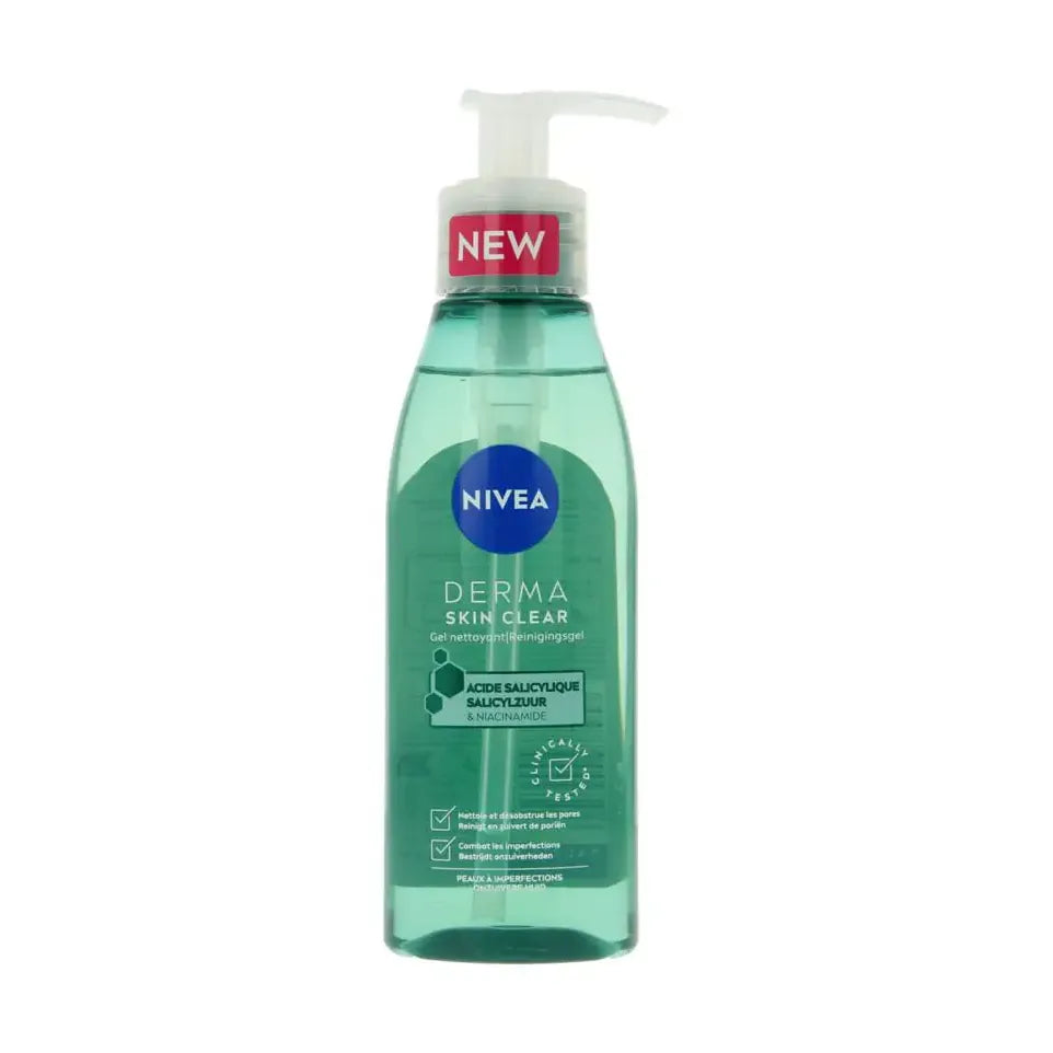 Nivea Derma skin clear wash gel 150 ml