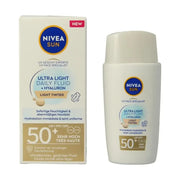 Nivea Sun face daily fluid SPF50 tint M 40 ml