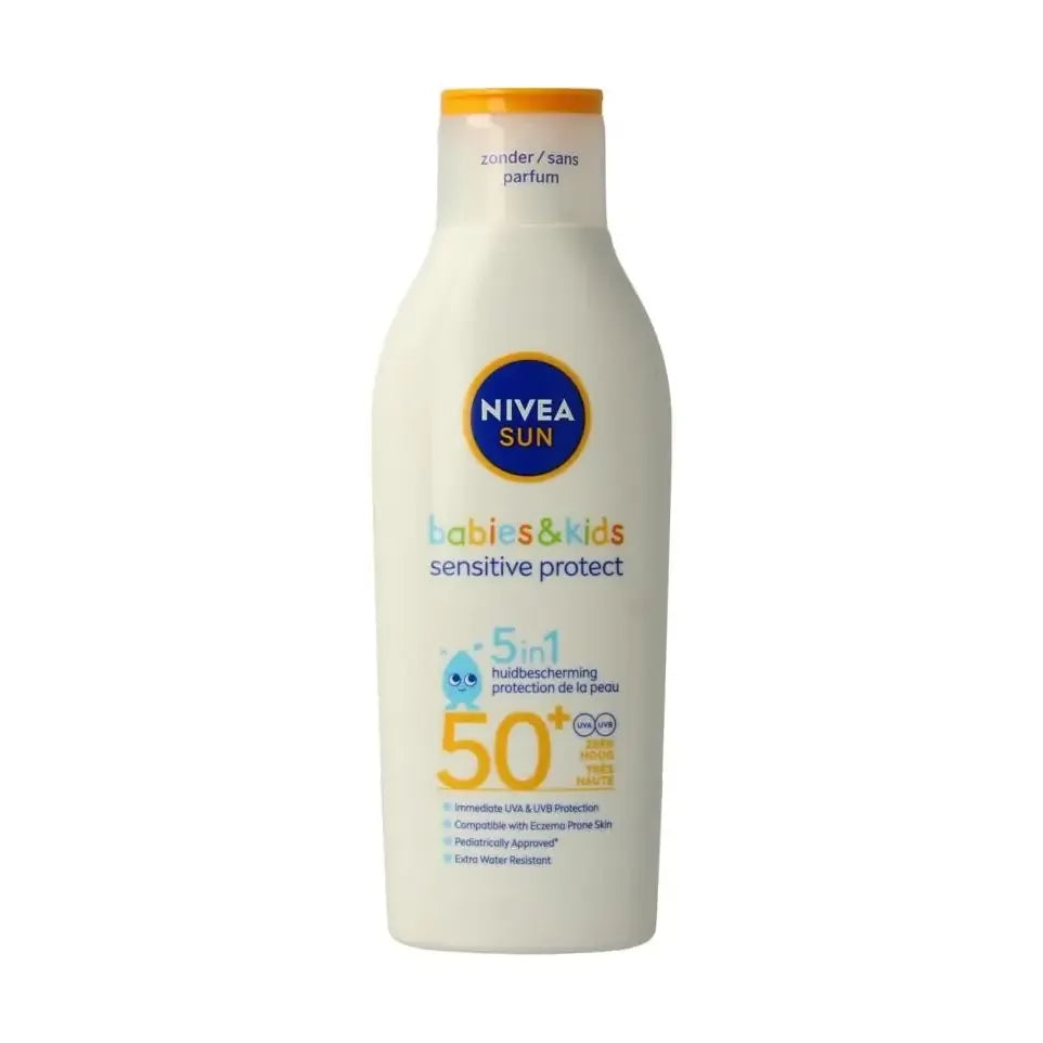 Nivea Sun protect & sensitive child sunmilk SPF50+ 200 ml