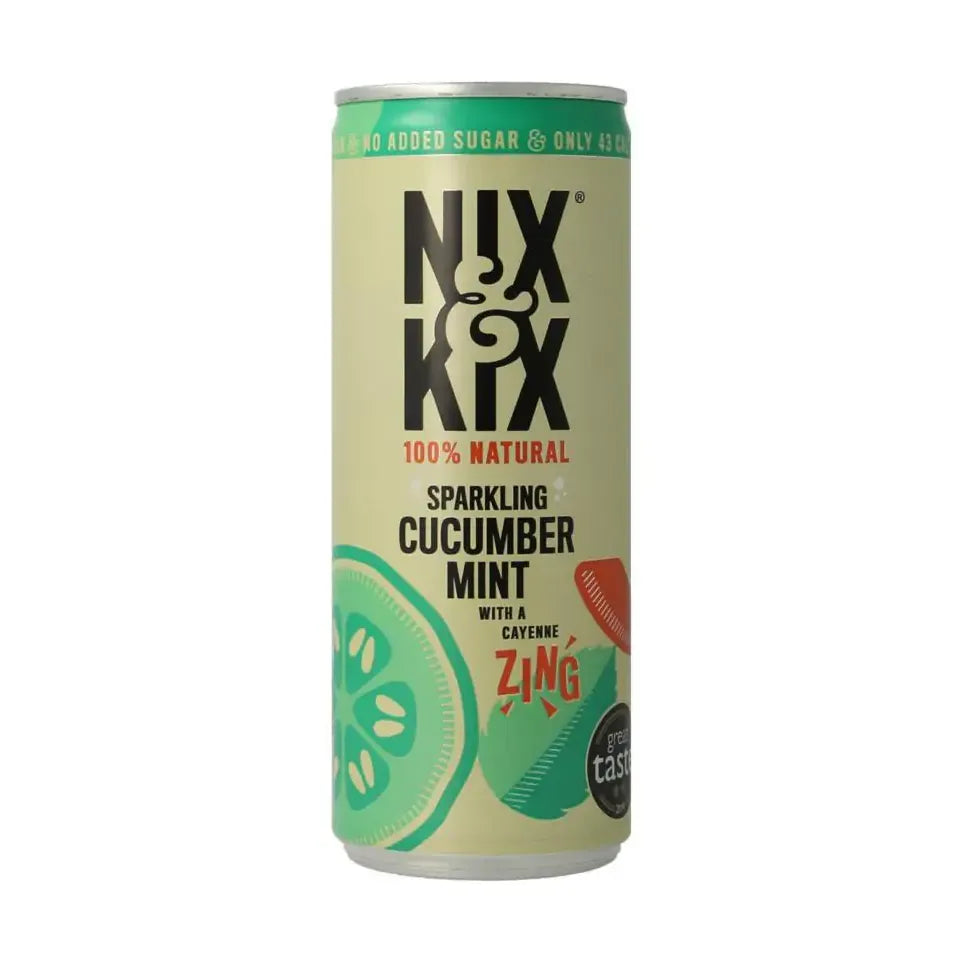 Nix & Kix Cucumber mint blikje 250 ml