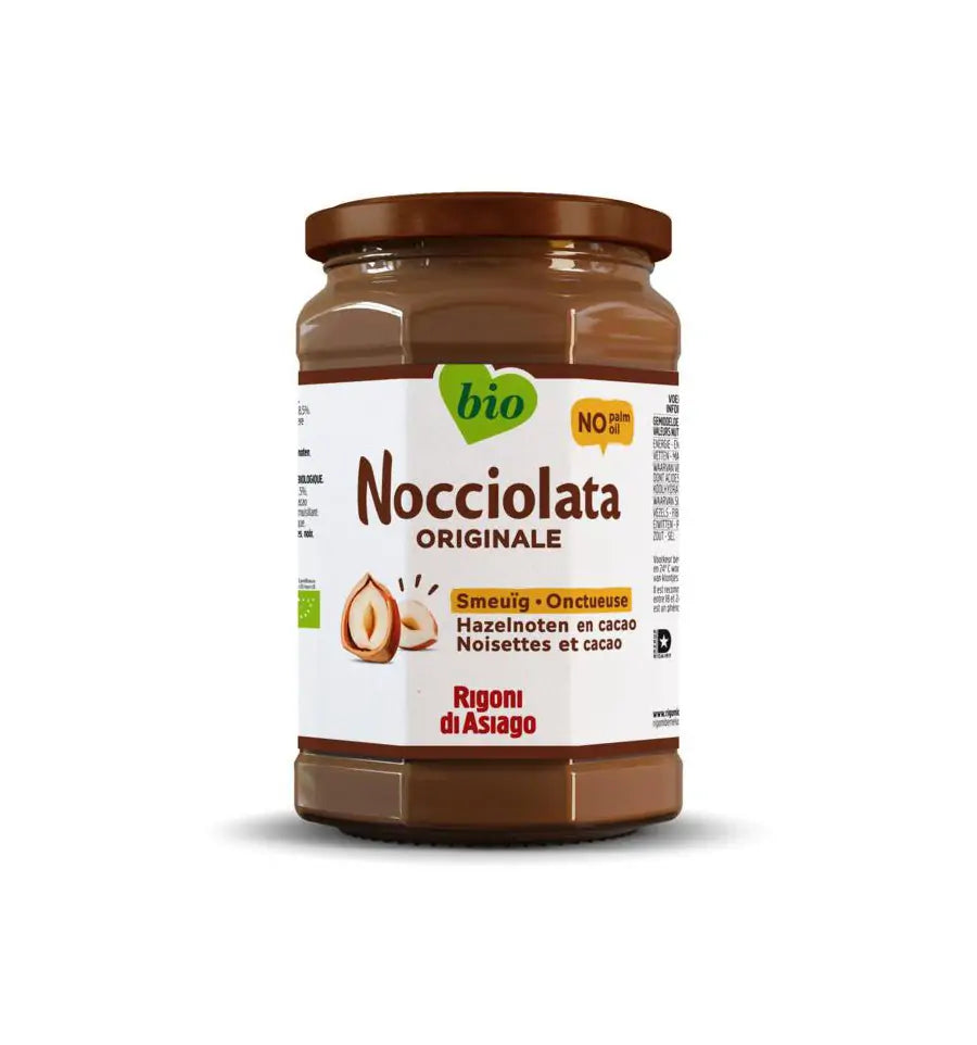 Nocciolata Chocolade hazelnootpasta biologisch 650 gram