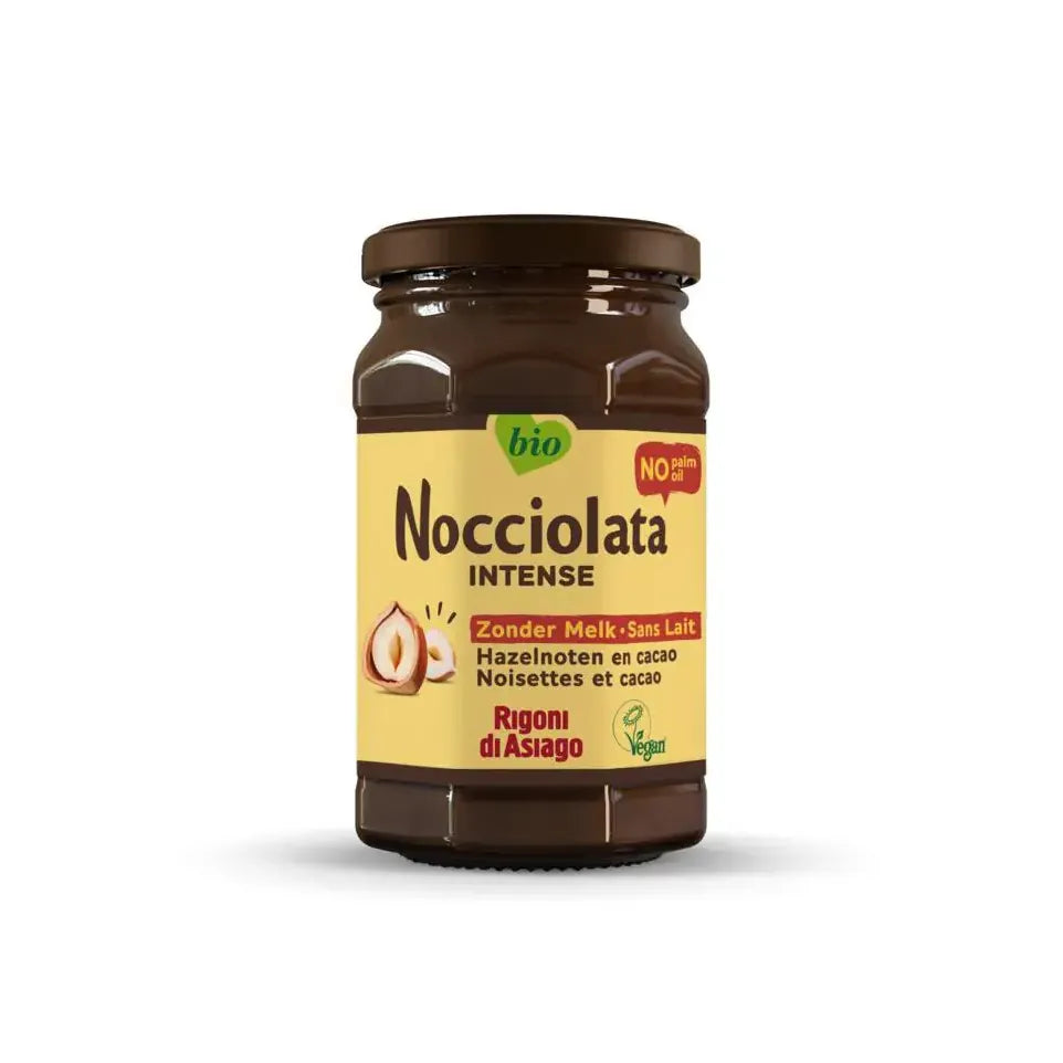 Nocciolata Hazelnootpasta zonder melk biologisch 250 gram