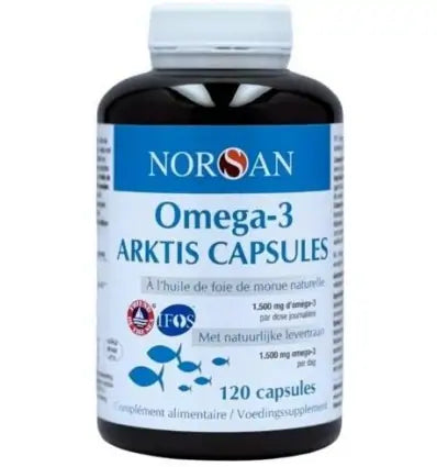 Norsan Omega-3 Arktis Levertraan 120 capsules