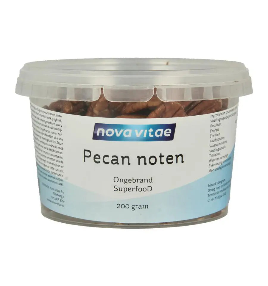 Nova Vitae Pecannoten ongebrand raw 200 gram