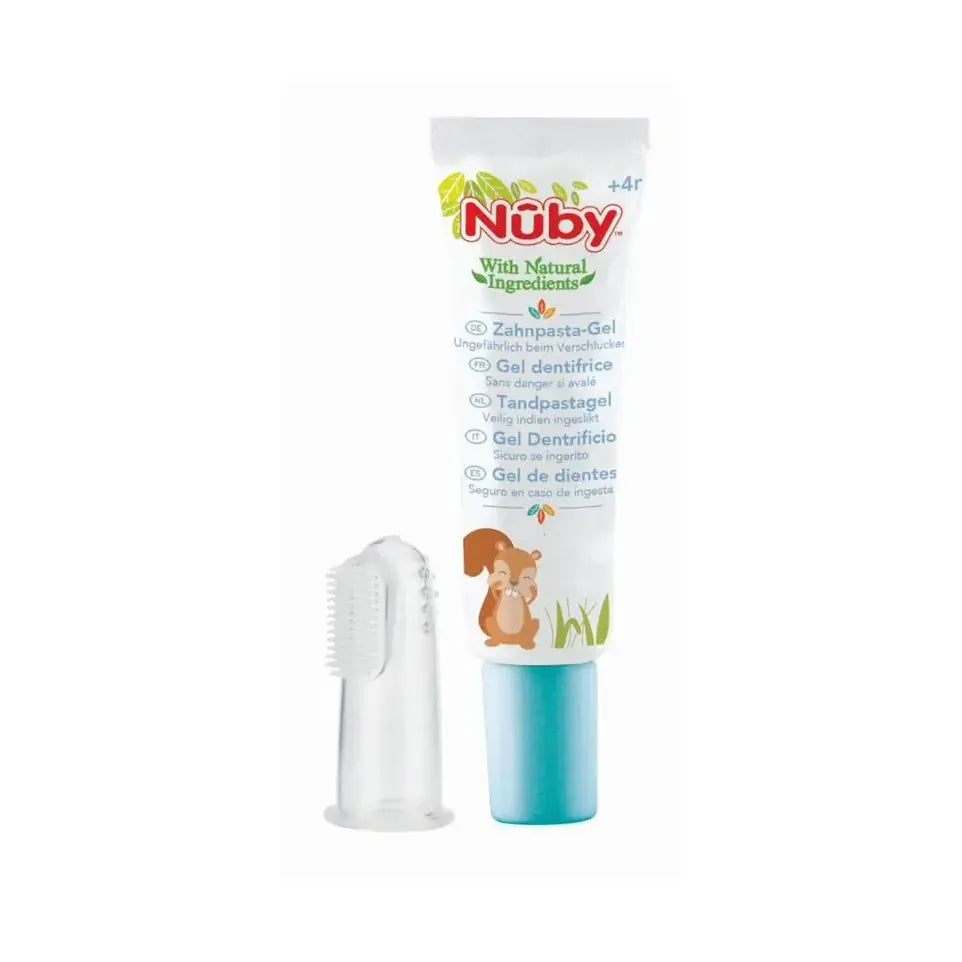 Nuby Citroganix tand-en vleesgel & vingertandenborstel