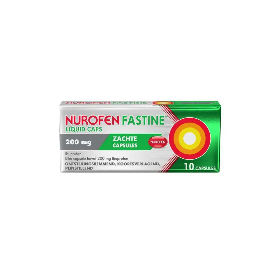Nurofen Fastine caps 200 mg 10 liquidcaps