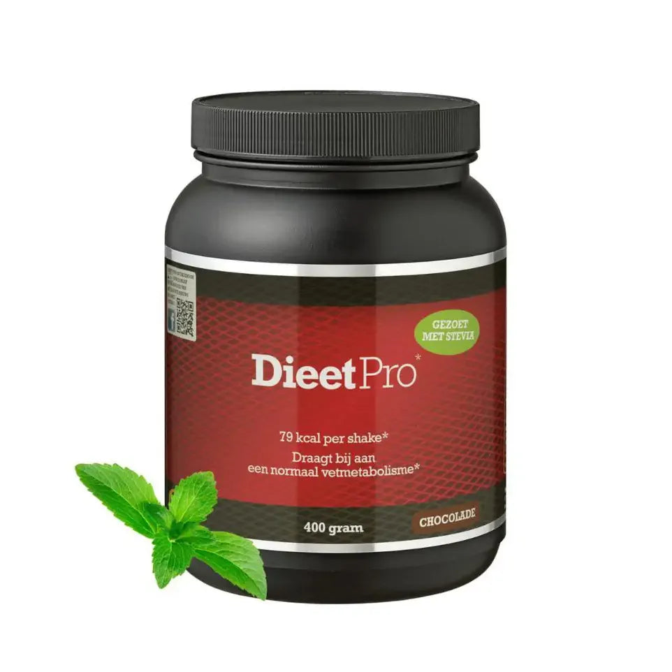 Dieet Pro stevia chocolade 400 gram