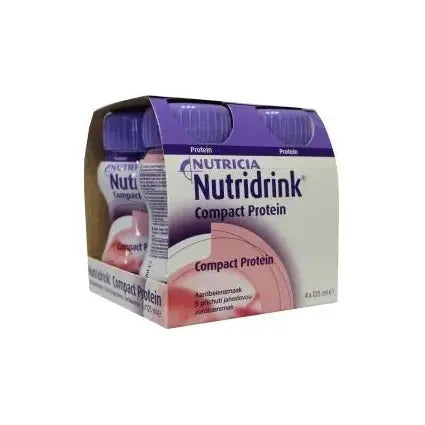 Nutricia Compact proteine aardbei 125 ml 4 stuks