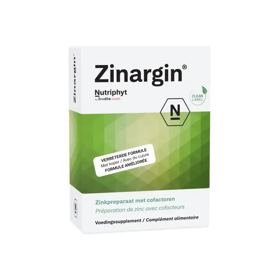 Nutriphyt Zinargin 60 tabletten
