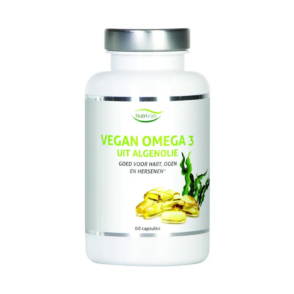 Nutrivian Vegan omega 3 uit algenolie 60 capsules