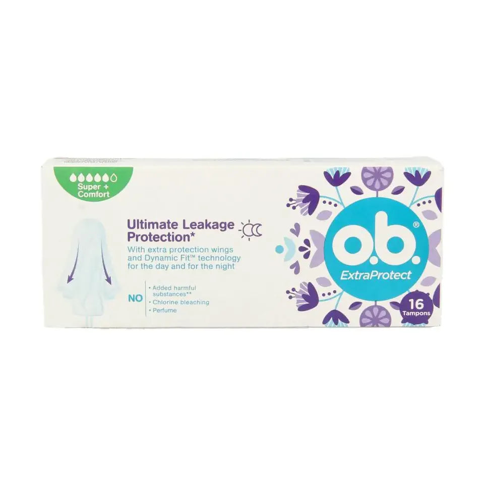 OB Tampons extra protect super plus 16 stuks