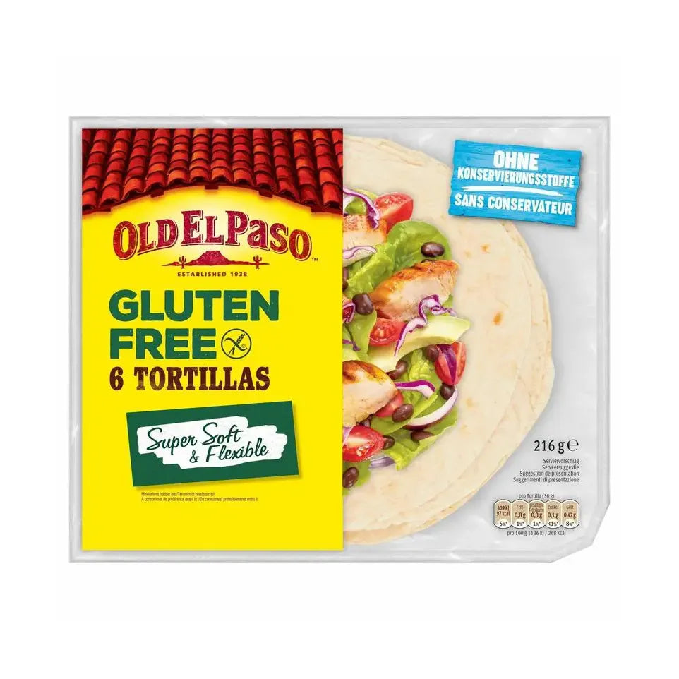 Old El Paso Tortillas 6 stuks 216 gram