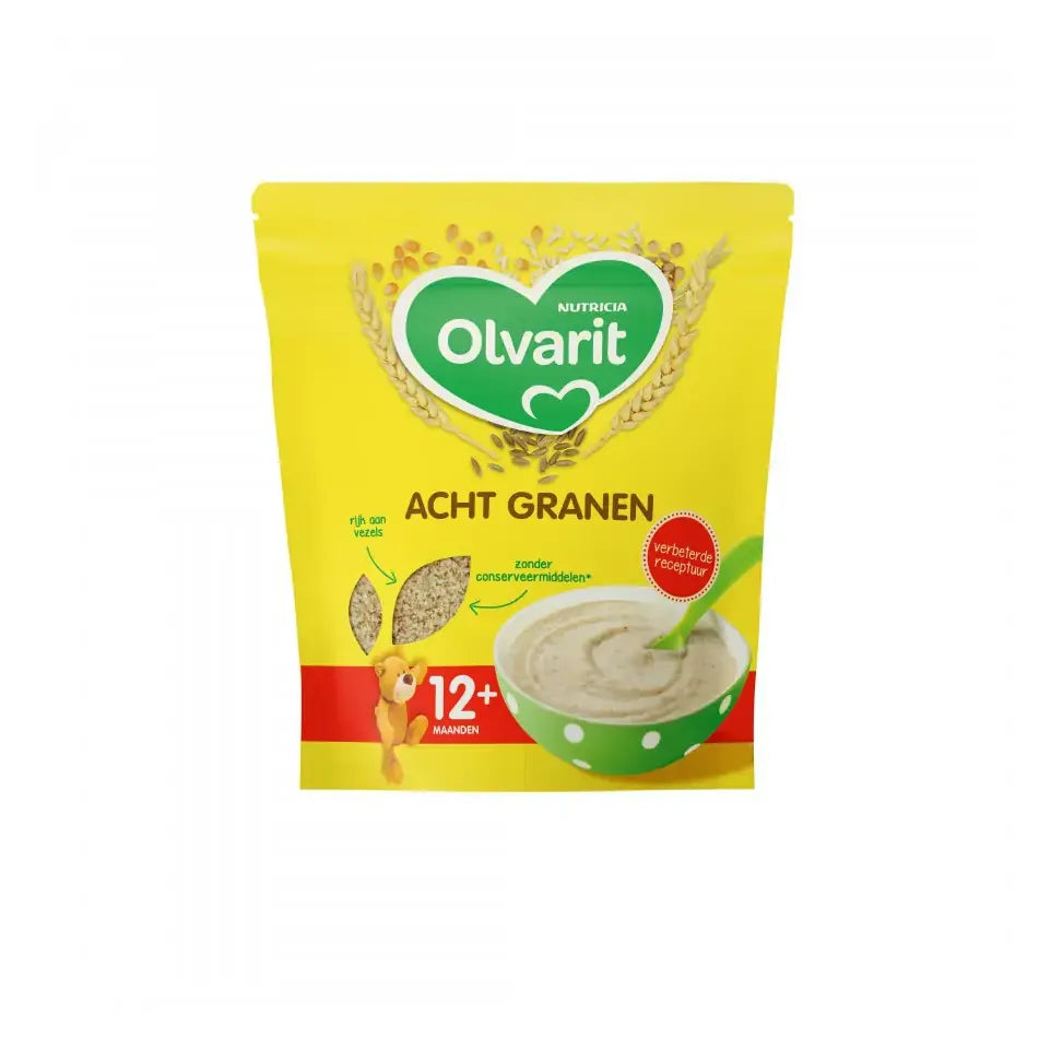 Olvarit Ontbijtpap 8 granen 12+ maanden 200 gram