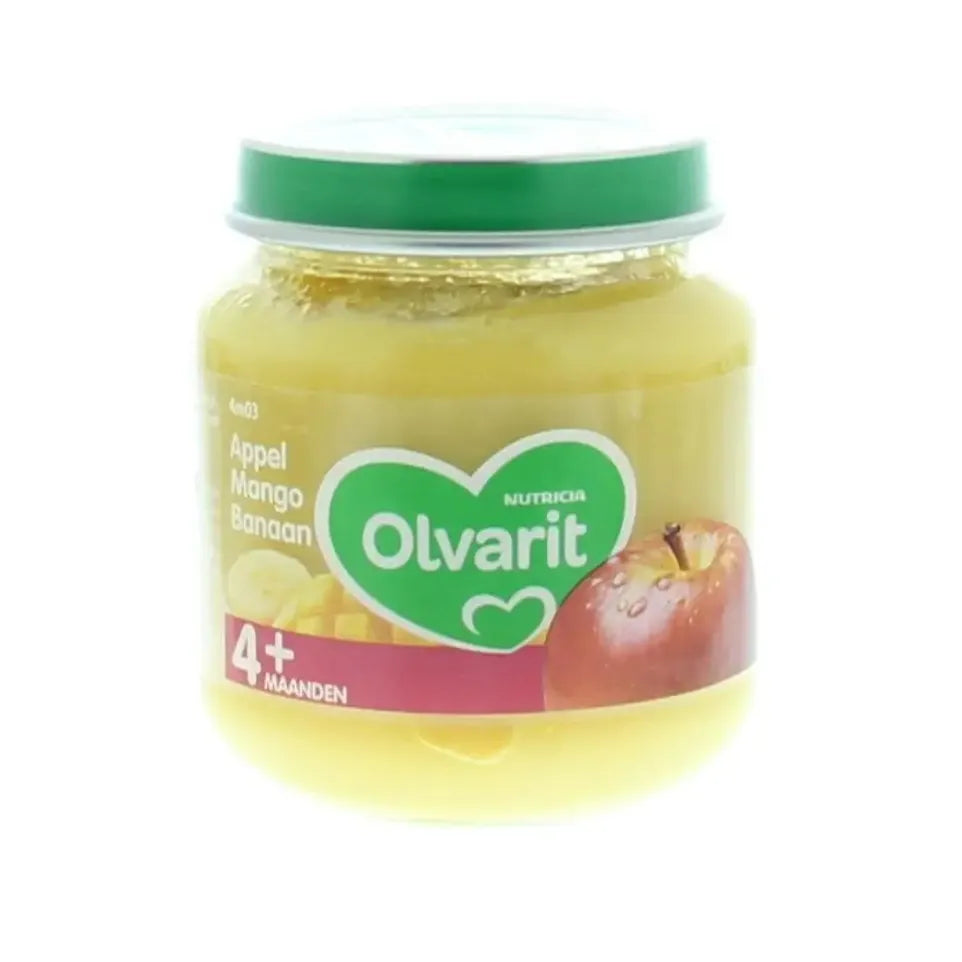 Olvarit Appel mango banaan 4M03 125 gram
