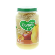 Olvarit Peer appel abrikoos 6M55 200 gram