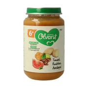 Olvarit Tomaat rundvlees aardappel wortel 200 gram