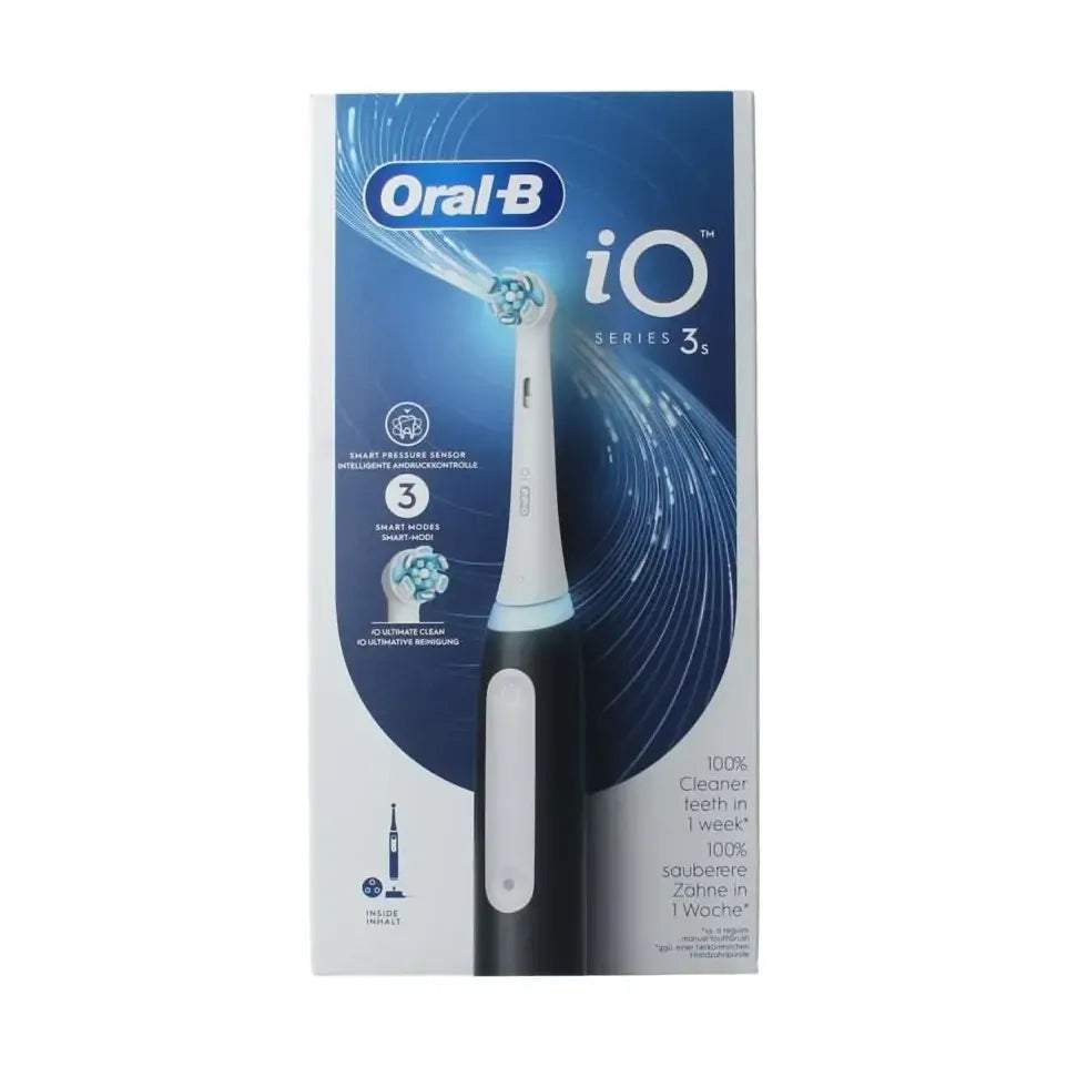 Oral B IO3S matt black elektrische tandenborstel
