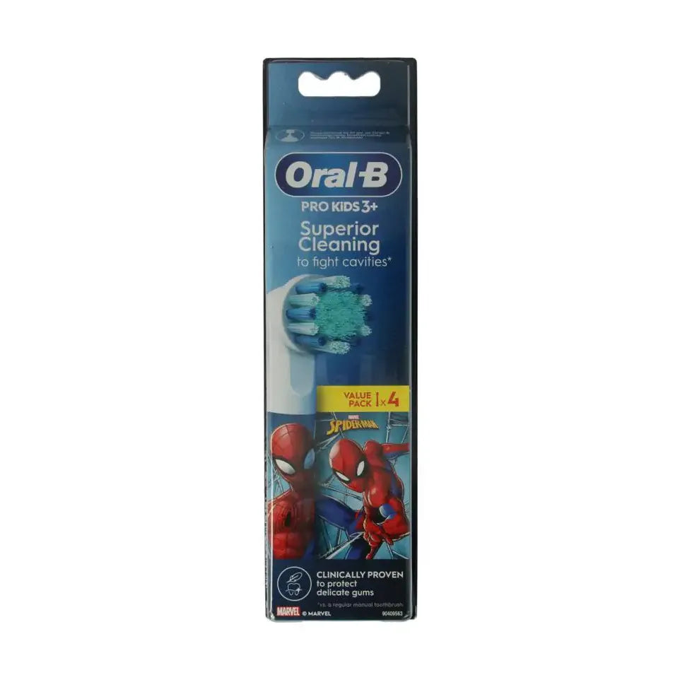 Oral B opzetb kids spiderman 4 stuks