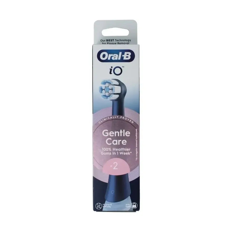 Oral B Opzetborstel IO gentle care zwart 2 stuks