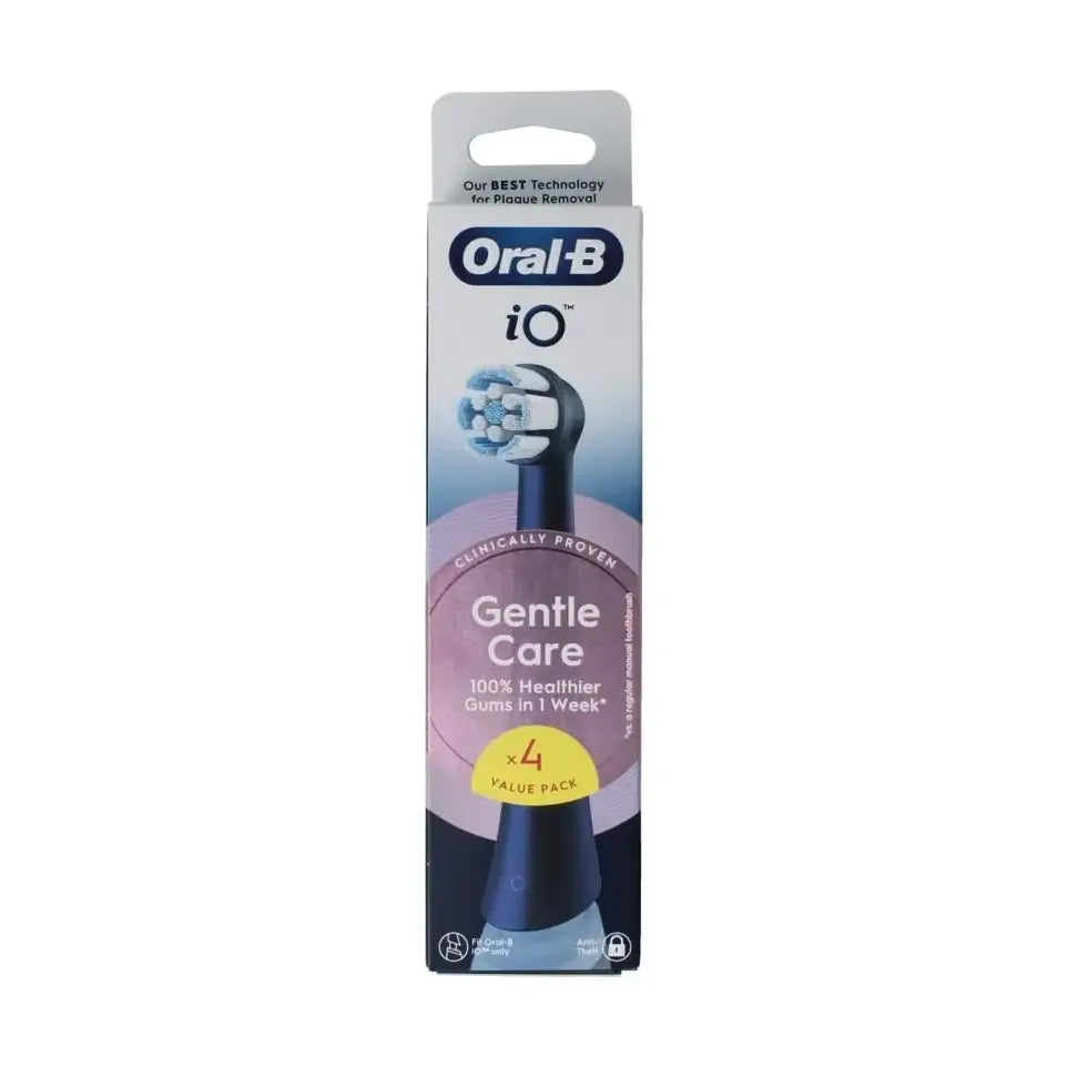 Oral B Opzetborstel IO gentle care zwart 4 stuks