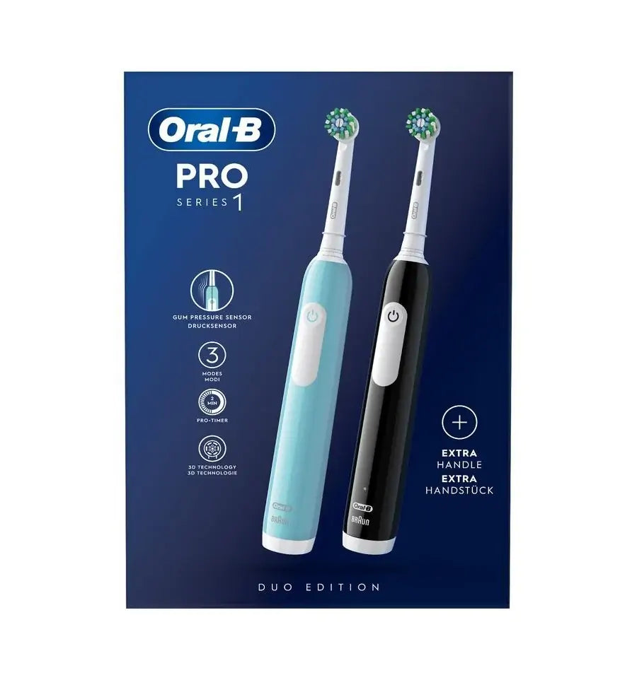 Oral B Tandenborstel elektrisch Pro TQ black & white 2 stuks