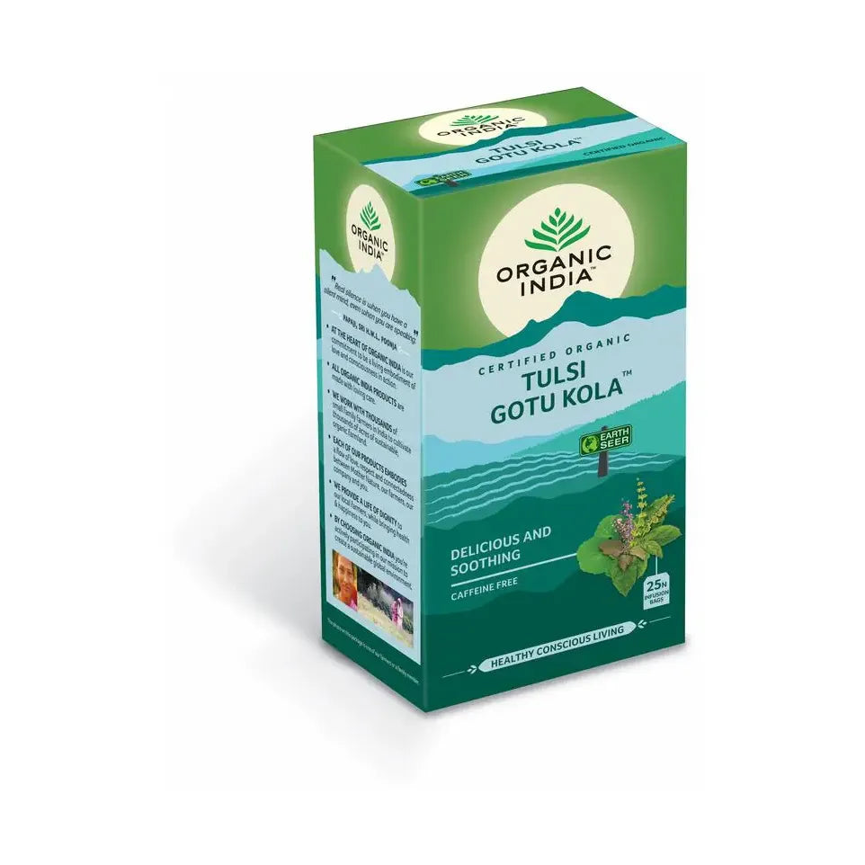 Organic India Tulsi gotu kola thee 25 zakjes