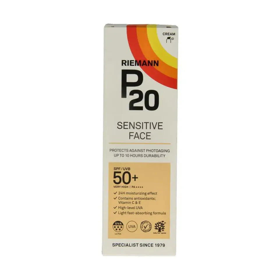 P20 Sensitive face creme spf50 50 g