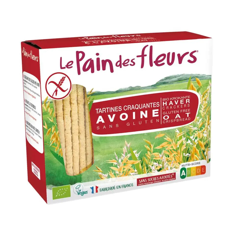 Le Pain Des Fleurs Haver crackers 150 gram