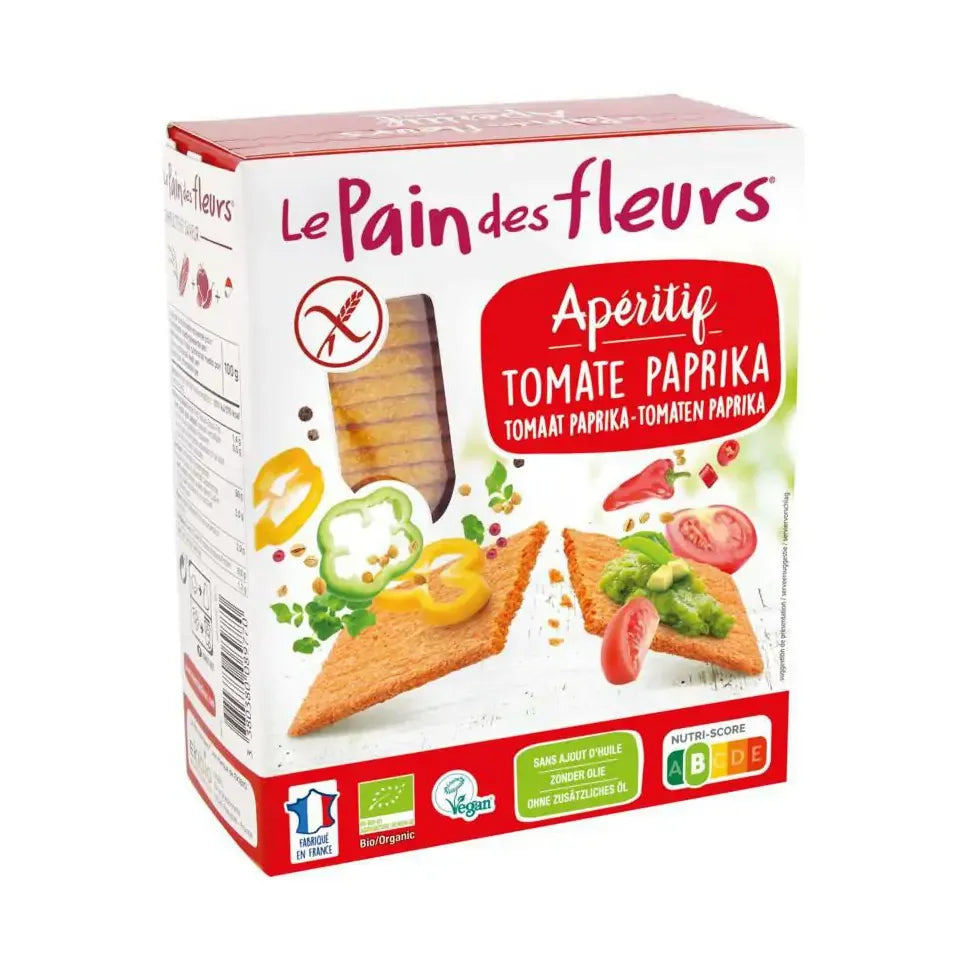 Le Pain Des Fleurs Aperitif Tomaat - Paprika 150 gram