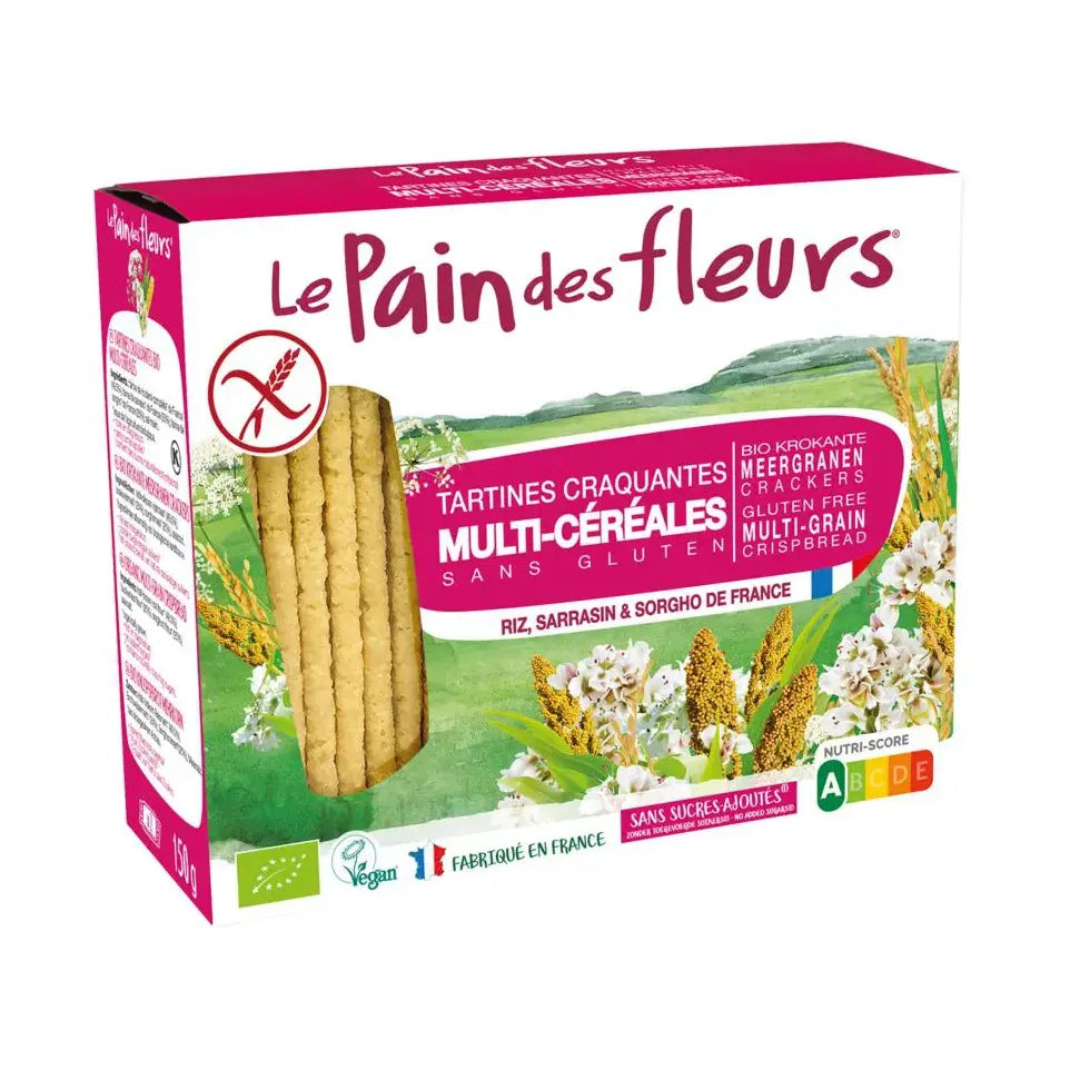 Le Pain Des Fleurs Meergranen crackers 150 gram