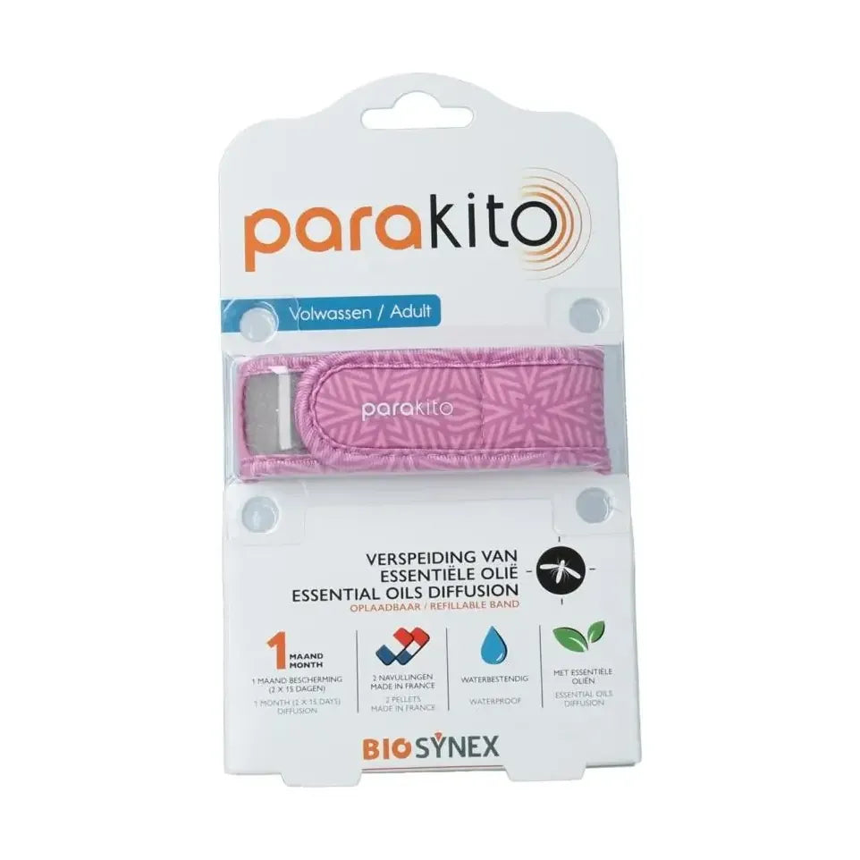 Parakito Anti mug armband volwassenen violet