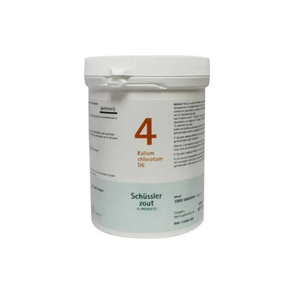 Pfluger Kalium chloratum 4 D6 Schussler 1000 tabletten