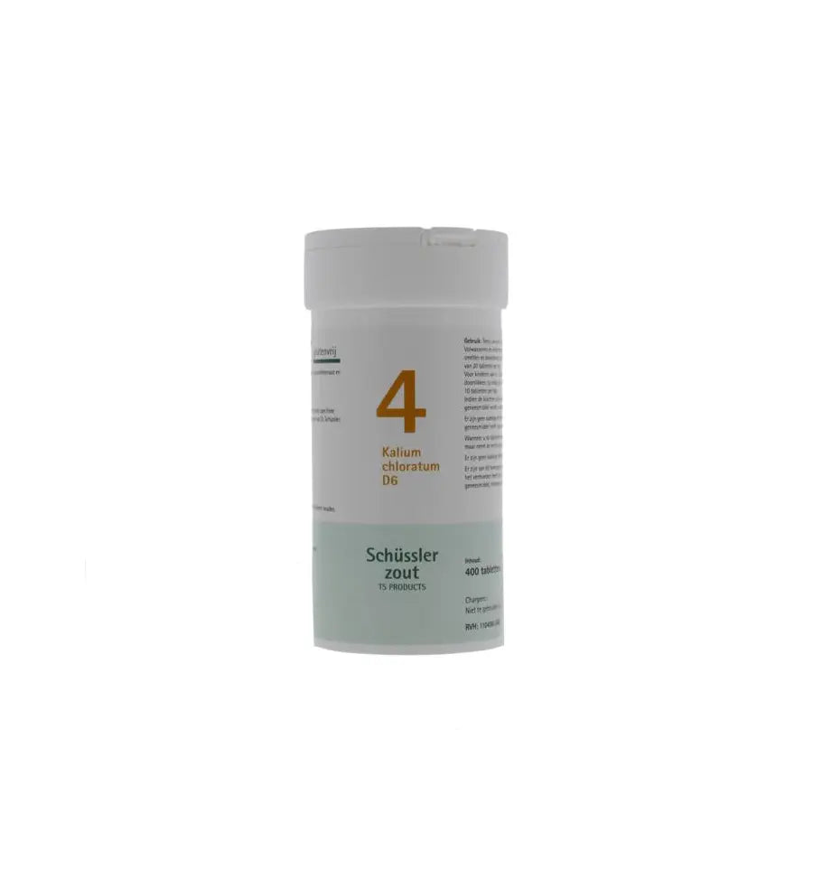 Pfluger Kalium chloratum 4 D6 Schussler 400 tabletten