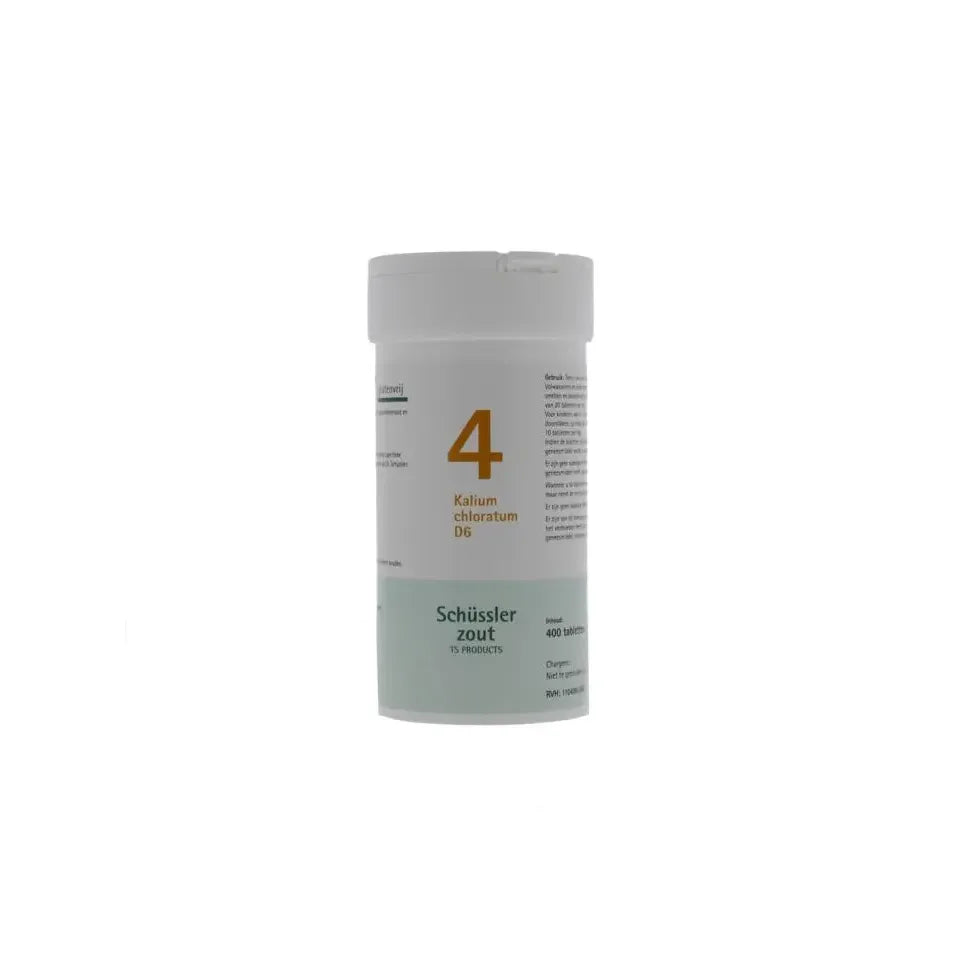 Pfluger Kalium chloratum 4 D6 Schussler 400 tabletten
