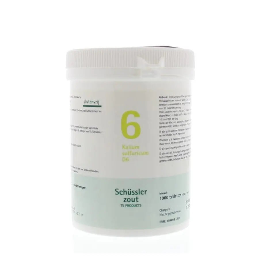 Pfluger Kalium sulfuricum 6 D6 Schussler 1000 tabletten