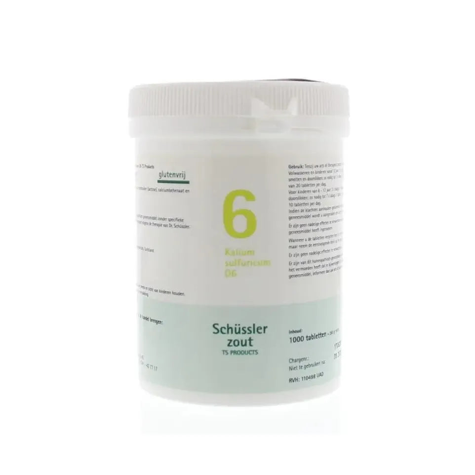Pfluger Kalium sulfuricum 6 D6 Schussler 1000 tabletten
