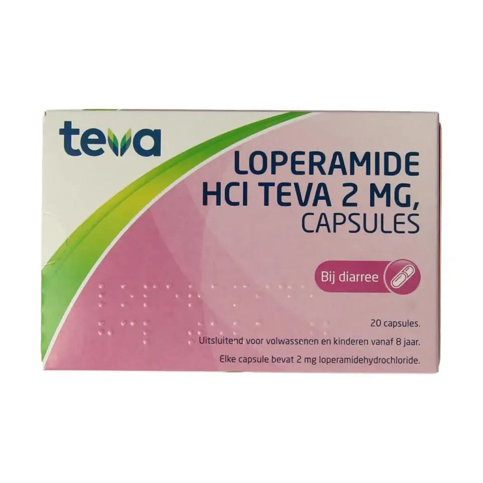Teva Loperamide HCL 2 mg 20 capsules