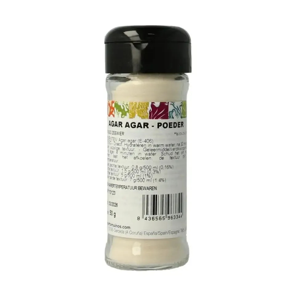 Porto Muinos Agar agar poeder biologisch 50 gram