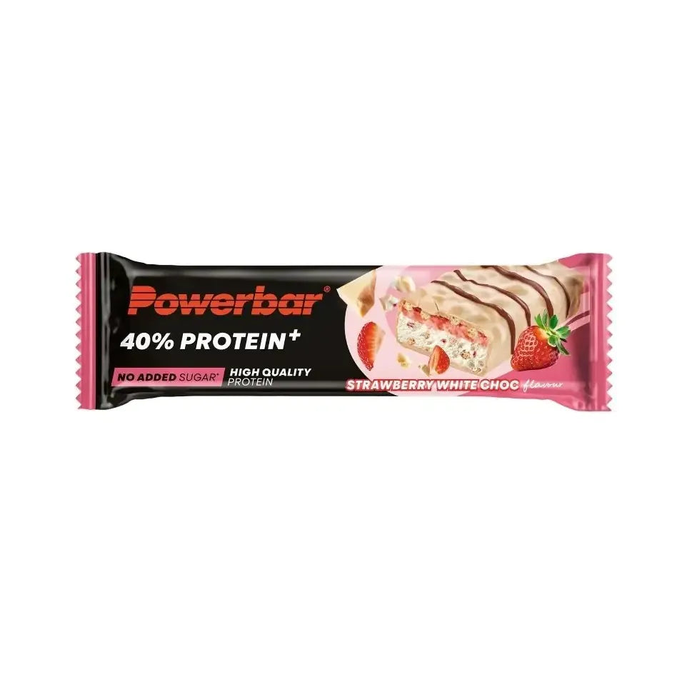 Powerbar Protein+ bar crisp strawberry & white chocolate 40 gram