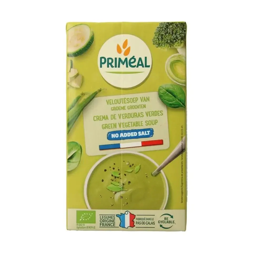 Primeal Groene groentesoep biologisch 1 liter