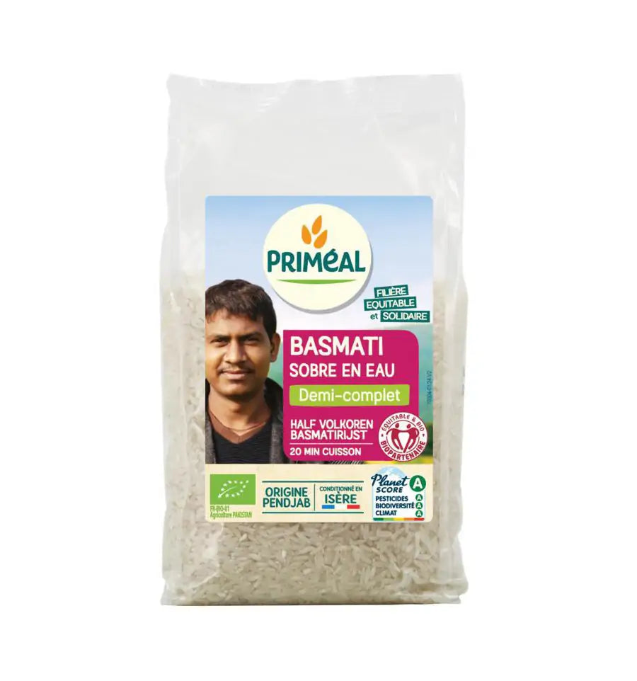 Primeal Halfvolkoren basmati rijst 500 gram