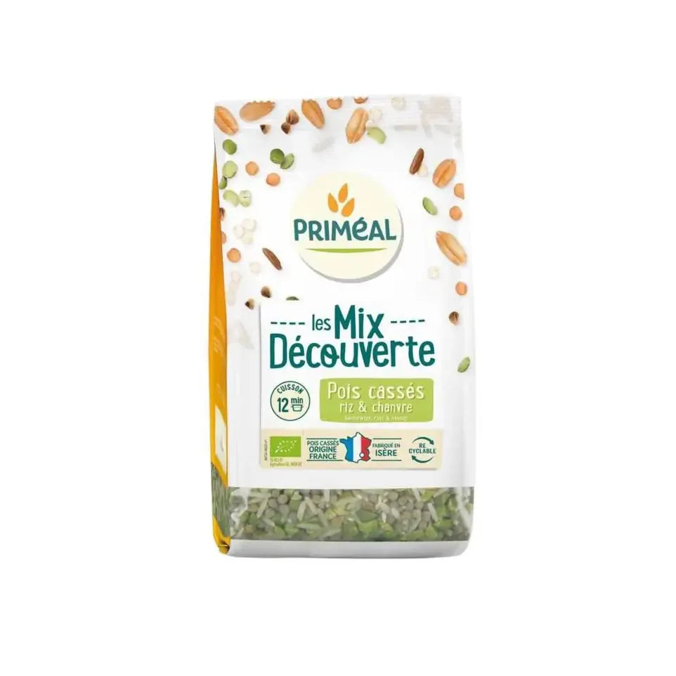 Primeal Hennep spliterwt rijst veggiemix 300 gram