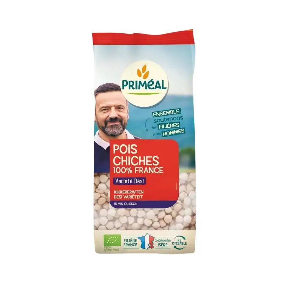 Primeal Kikkererwten desi uit Frankrijk 500 gram