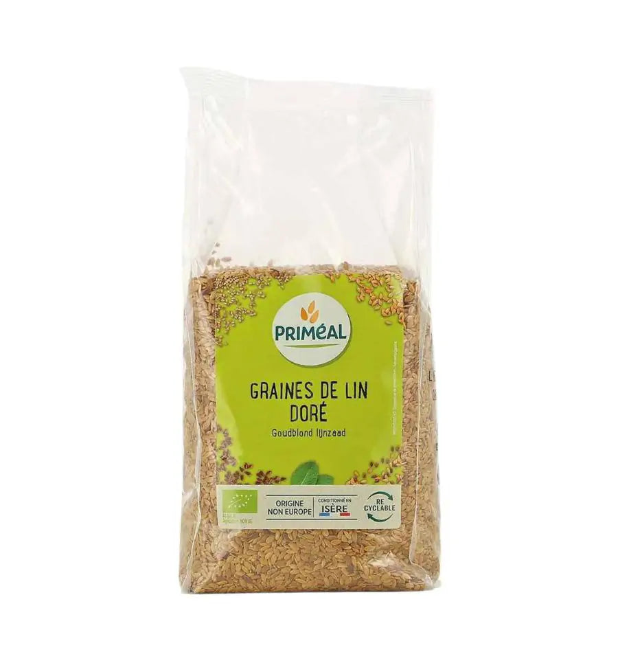 Primeal Lijnzaad goudblond 500 gram