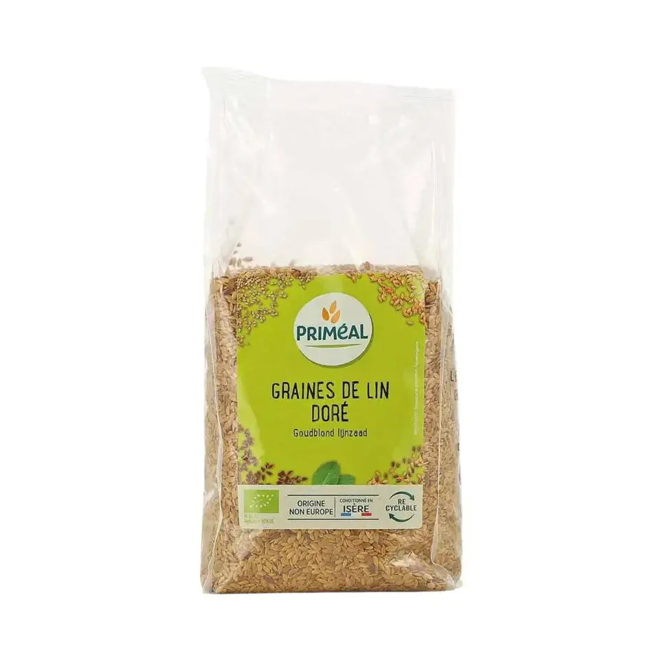 Primeal Lijnzaad goudblond 500 gram