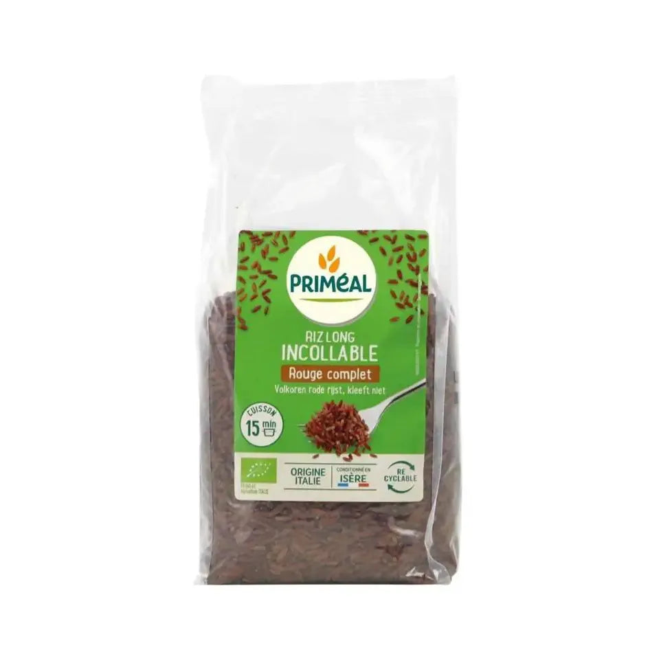 Primeal Rijst rood volkoren niet klevend 500 gram