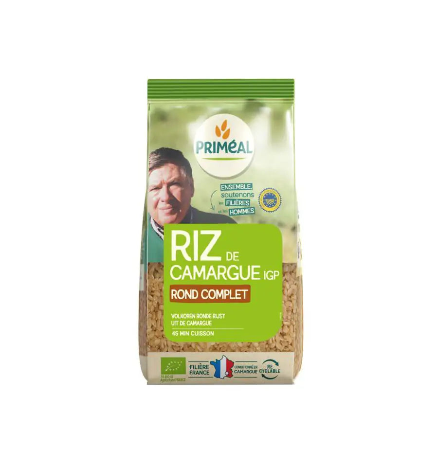 Primeal Volkoren ronde rijst camargue 500 gram