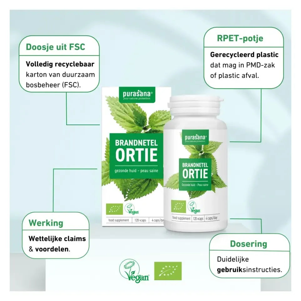 Purasana Brandnetel 120 vcaps