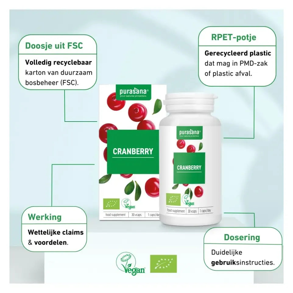 Purasana Cranberry 30 vcaps