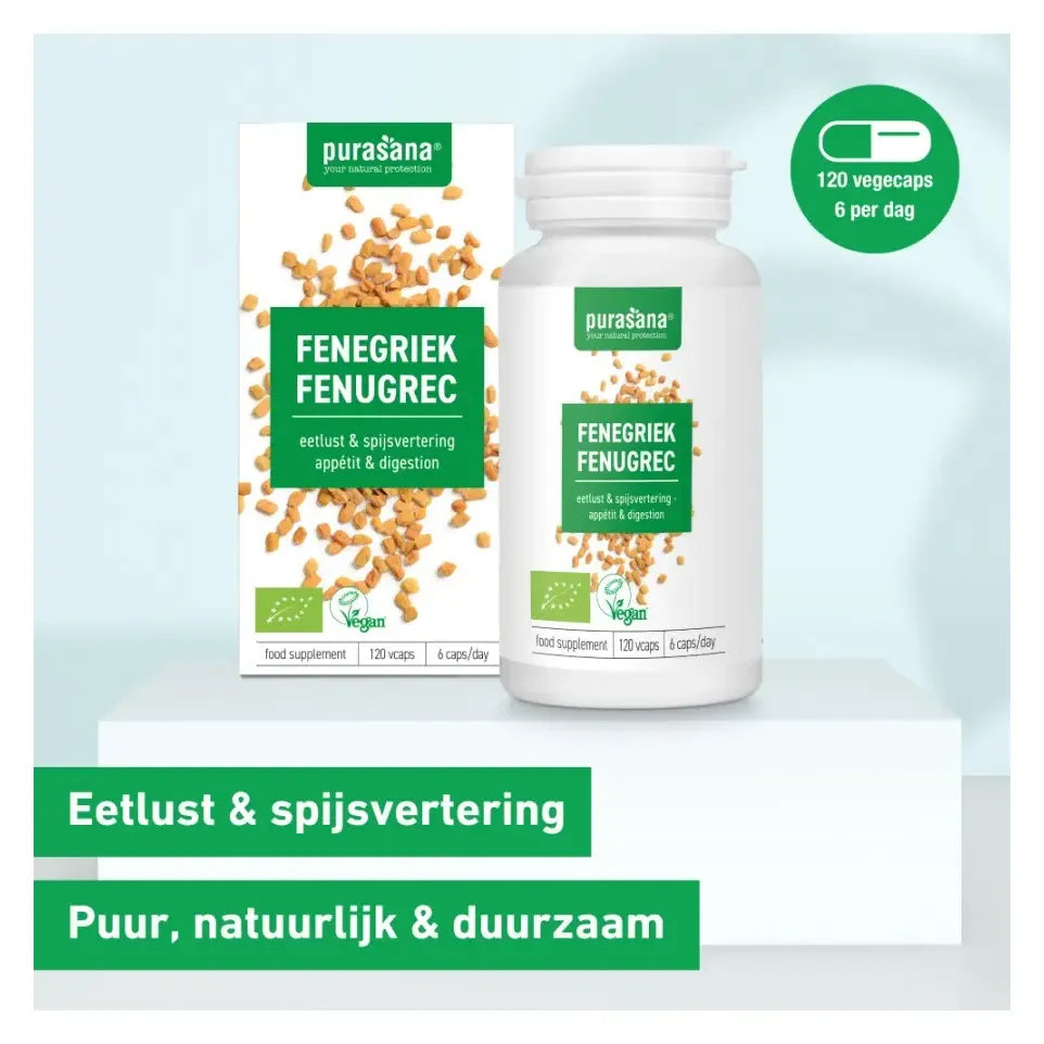 Purasana Fenegriek 120 vcaps